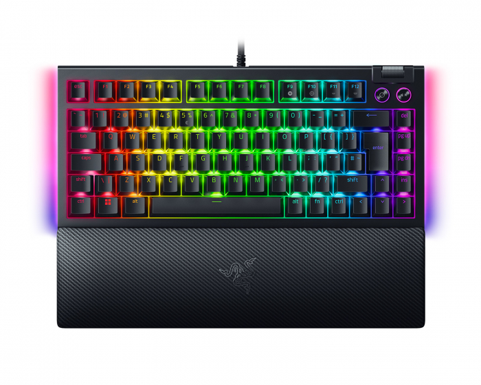 Razer BlackWidow V4 75% Keyboard [Razer Orange Tactile] - US (ISO)