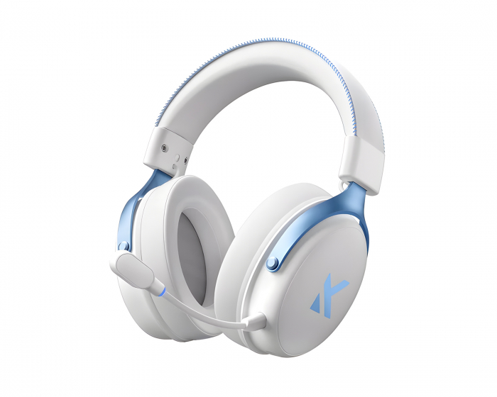 MCHOSE V9 Pro Wireless Headset - White/Blue