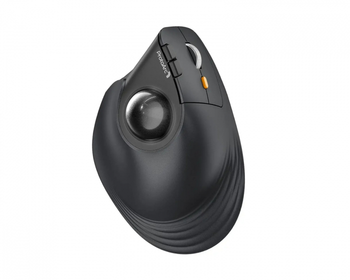 ProtoArc EM05 NL Vertical Wireless Trackball Mouse - Black
