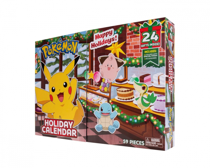  Pokémon 24-Pack Holiday Advent Calendar Battle Figure Multipack