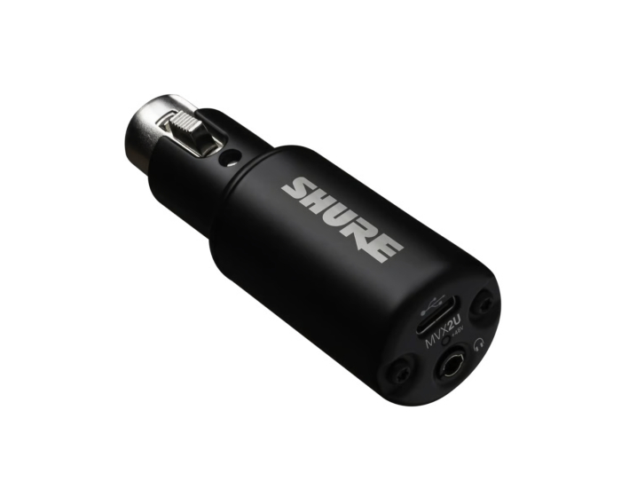 Shure MVX2UG2 - Digital Audio Interface - XLR to USB Adapter Gen 2