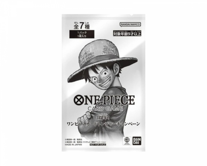  3rd Anniversary! One Piece Card Treasure Campaign Promo Booster (Japanese)