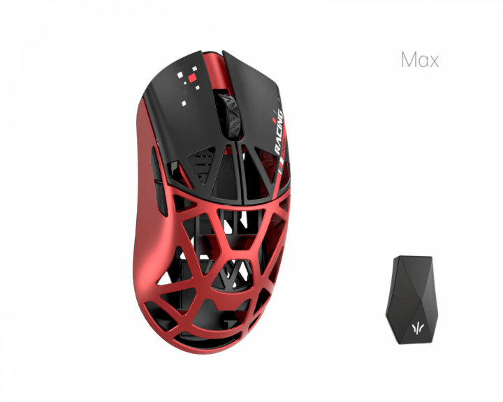  Beast X Max - Red/Black [Omron Opticals] - Solid Side