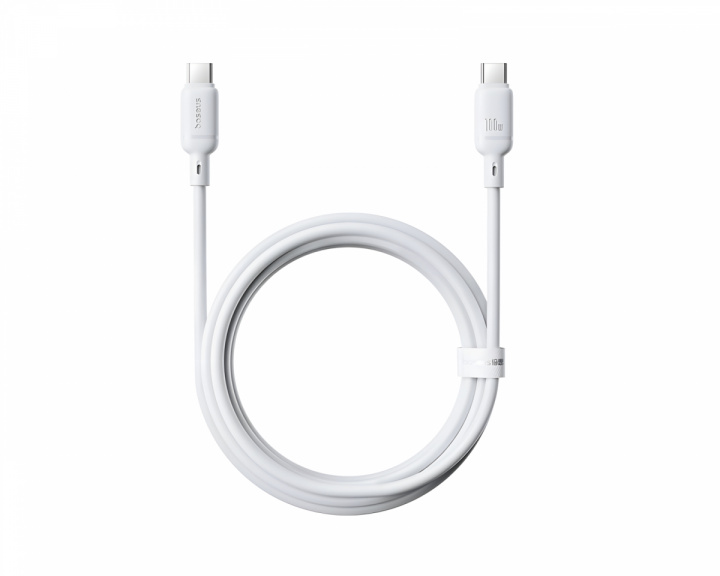  Silky Series Fast Charging Cable Type-C to Type-C 100W - 2m - White