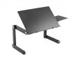 Height Adjustable Laptop Desk with Mouse Pad Side Mount