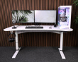 Arena Moto Gaming Desk - White