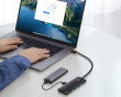 Lite Series 4-Port Type-C HUB Adapter - 25cm - Black