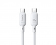 Silky Series Fast Charging Cable Type-C to Type-C 100W - 2m - White