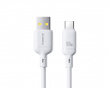 Silky Series Fast Charging Cable USB to Type-C 100W - 1m - White