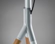 Tripod Stylish Easel Studio TV Floor Stand - White (DEMO)