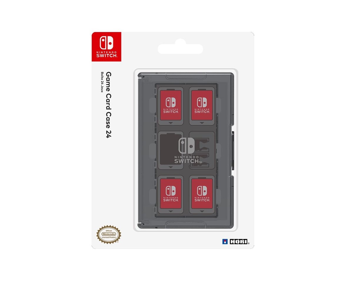 Hori Switch Game Card Case 24 Cards Black - MaxGaming.com