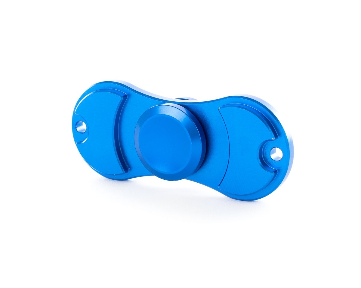 blue fidget spinner