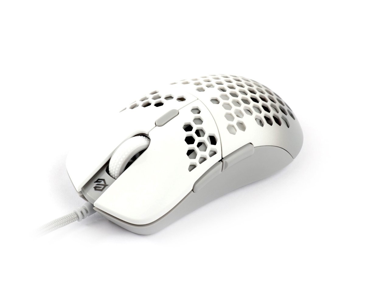 PC/タブレット PC周辺機器 G-Wolves Hati Gaming Mouse White/Grey Matte
