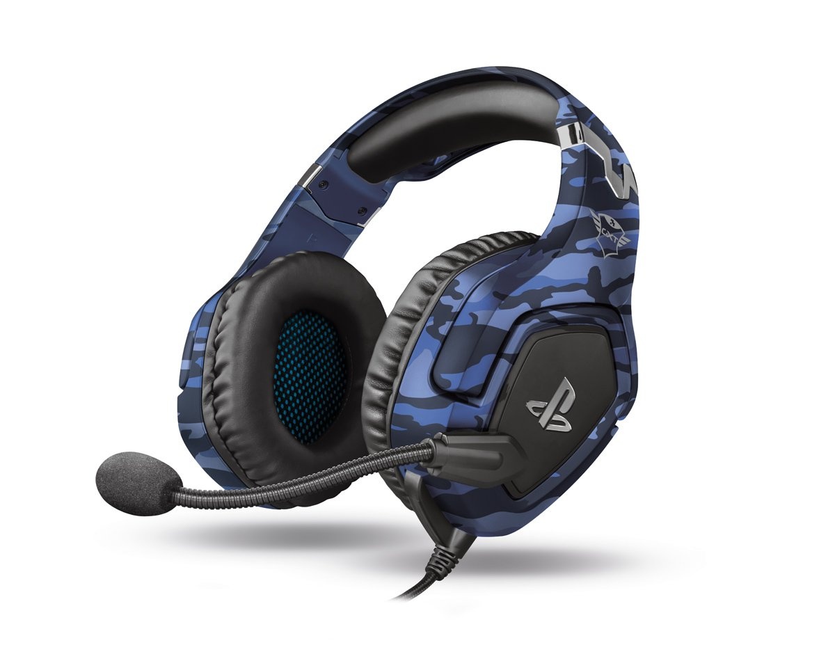Trust GXT 488 Forze PS4/PS5 Gaming Headset Camo Blue