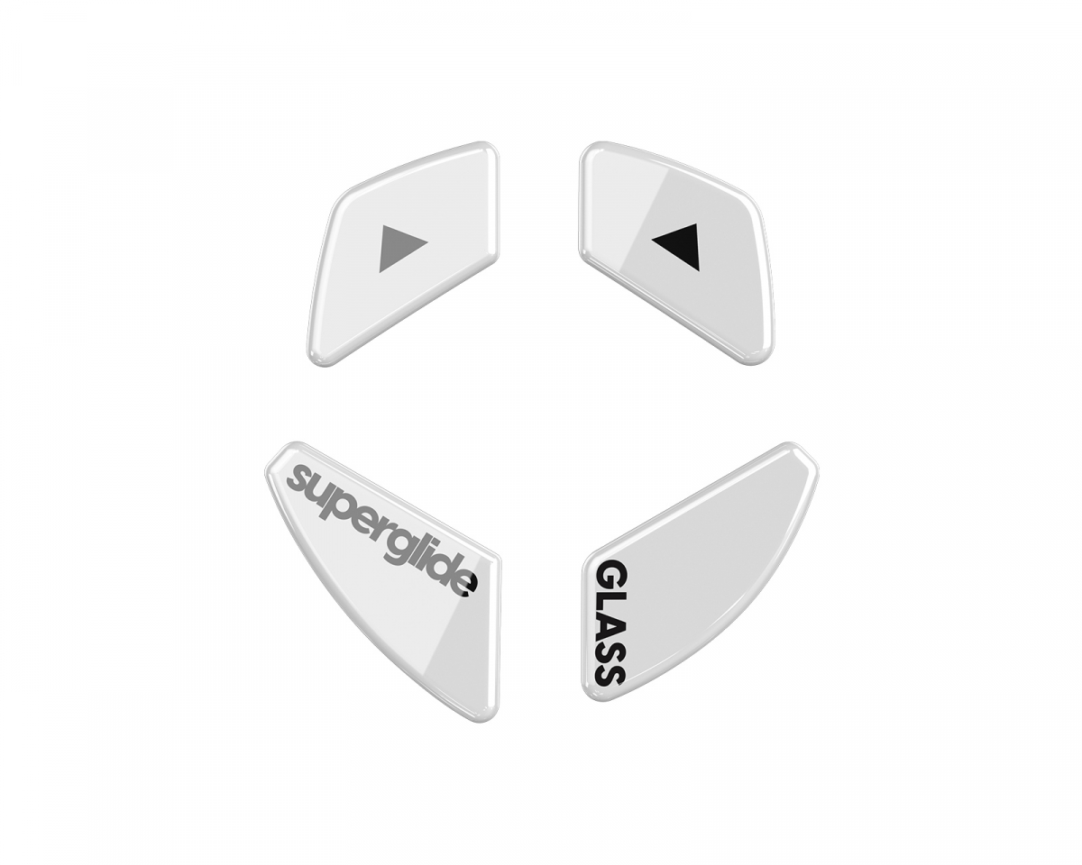 Superglide Glas Skates for Glorious Model D/Model D White