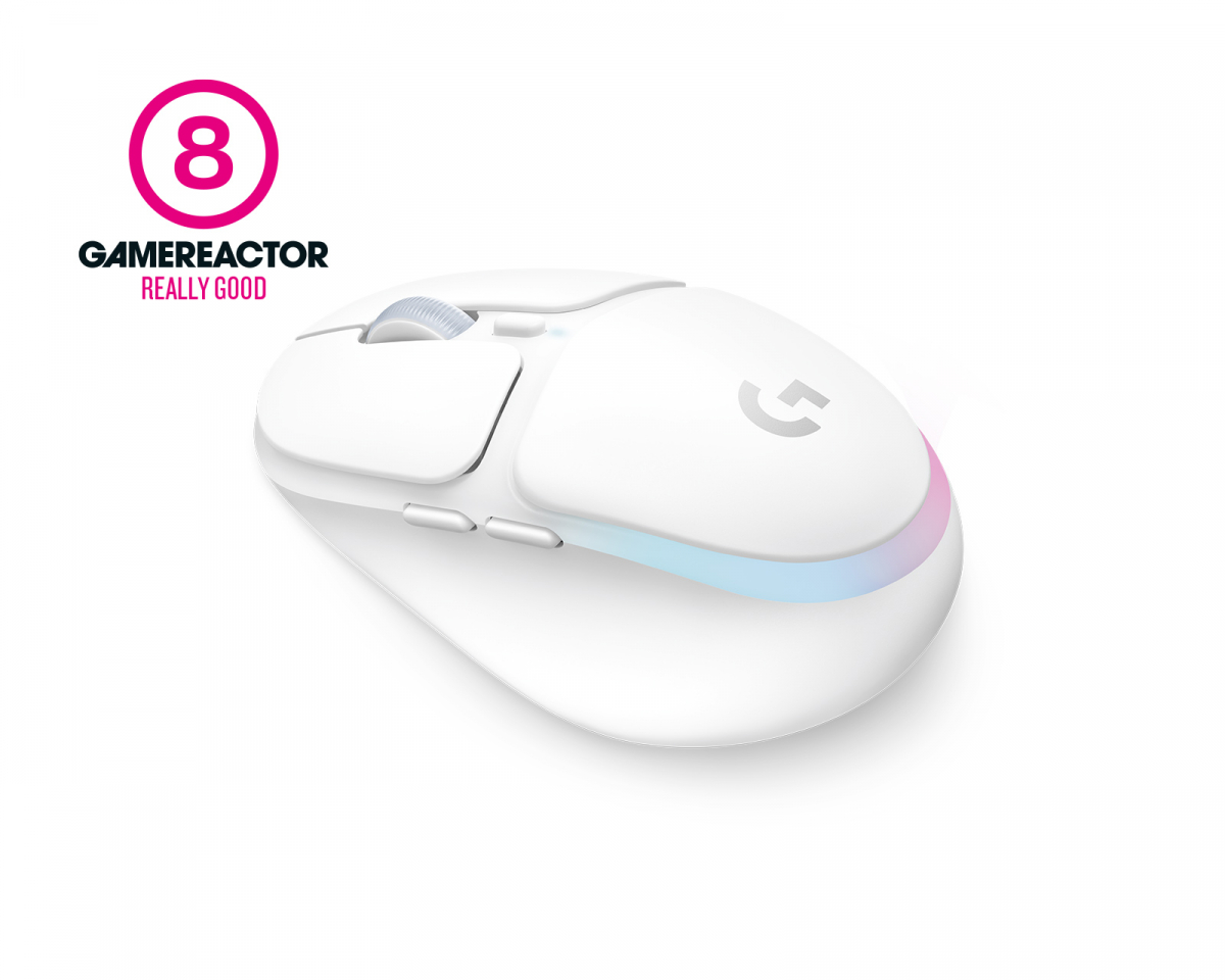 Mouse Gaming Wireless Logitech G705 - LIGHTSYNC RGB, LIGHTSPEED, Bluetooth, Leggero 85g Per PC/Mac, Bianco