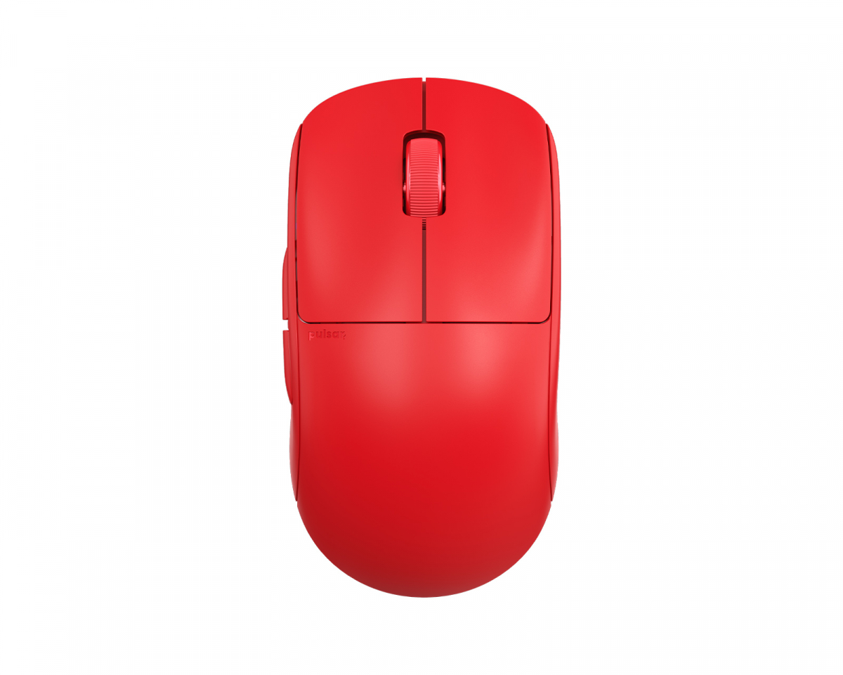 Pulsar MINI SIZE 1 ワイヤレスマウス レッド Pulsar X2 Mini Wireless Gaming Mouse - Red - MaxGaming.com