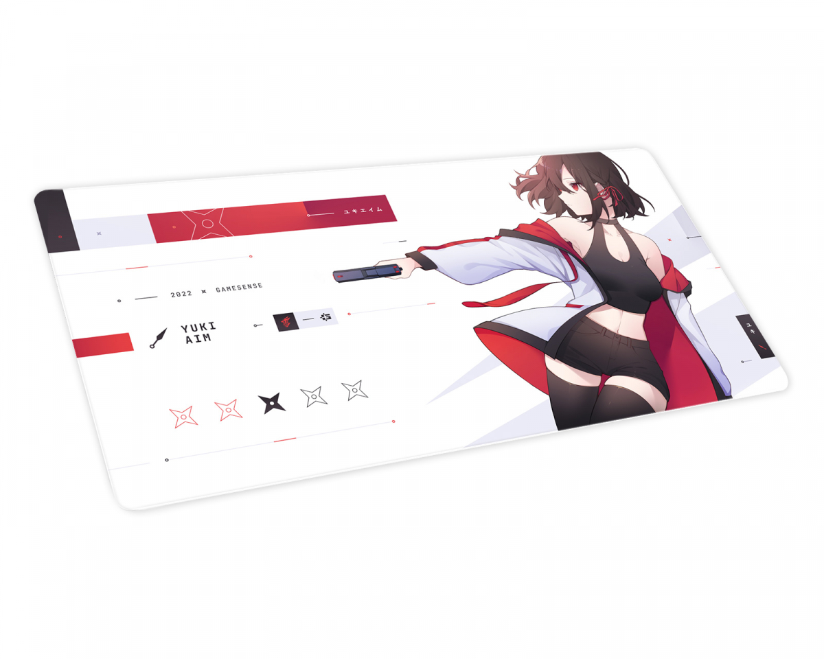 Gamesense Yuki Aim x Gamesense Radar Mousepad - Limited Edition 