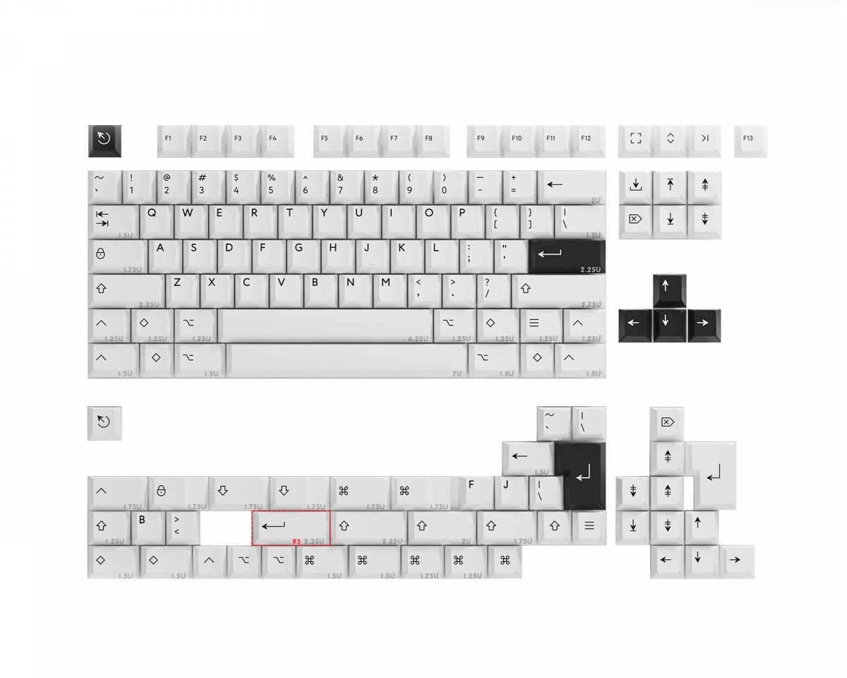 KBDfans PBTfans BoW Base Icon Kit - MaxGaming.com
