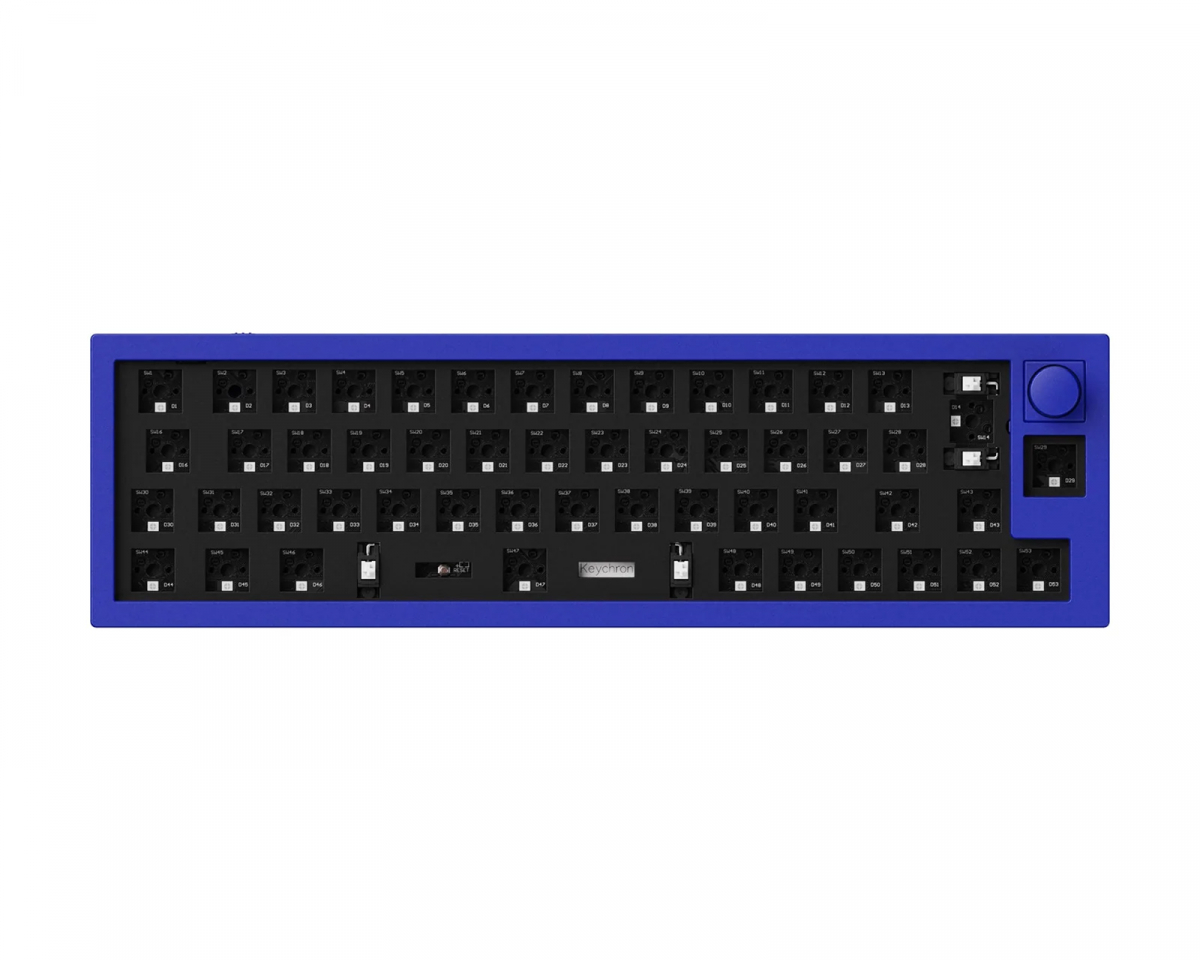 Keychron Q9 QMK 40% ISO Barebone Knob Version RGB Hot-Swap - Blue