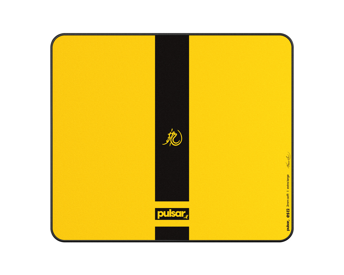 Pulsar ES2 Gaming Mousepad - Bruce Lee Limited Edition - XL - Yellow