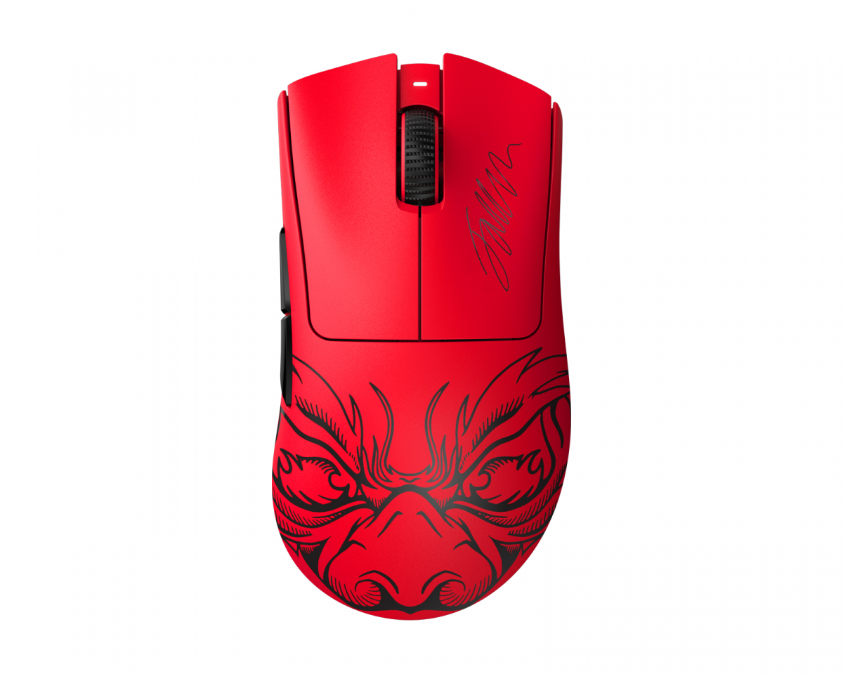 Pwnage Stormbreaker Magnesium Wireless Gaming Mouse - Red