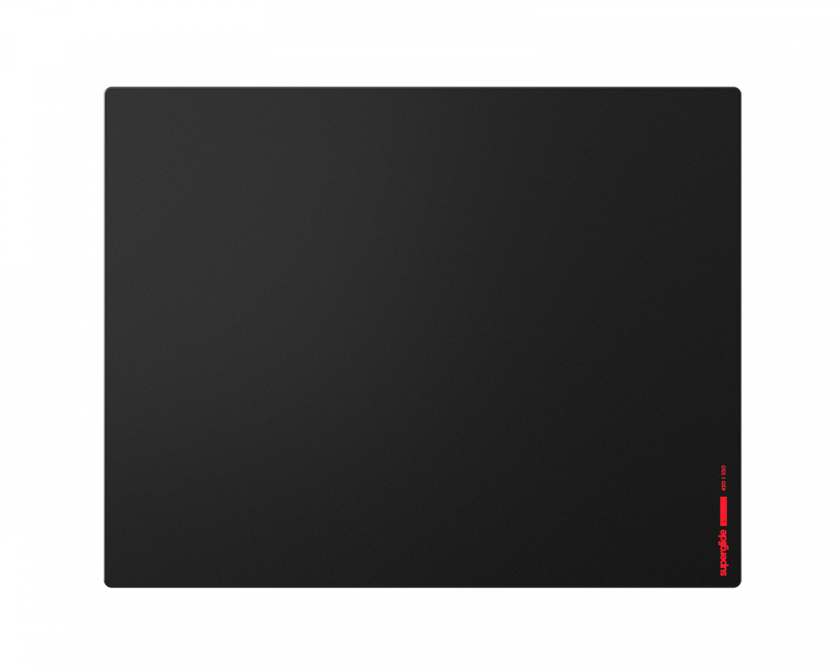 SkyPAD Tapis de souris de jeu en verre 3.0 XL avec logo Cloud | Grand tapis  de souris professionnel | 400 x 500 mm | Noir | S