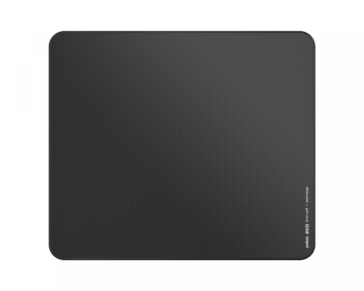   Basics Square Mouse Pad, Cloth with Rubberized Base,  Standard, Black : Office Products