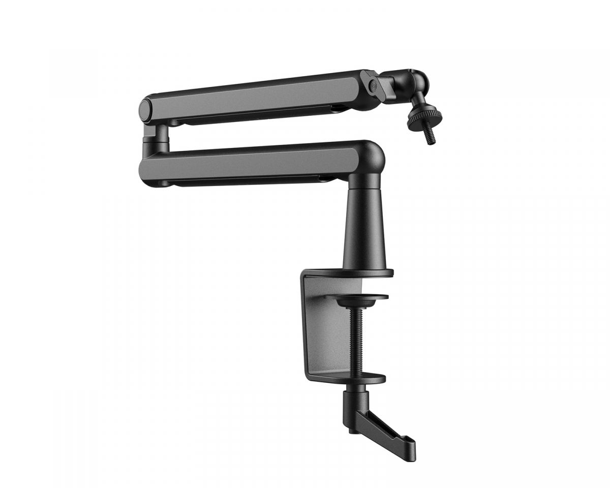 Fifine Low-Profile Boom Arm Stand - Black - MaxGaming.com