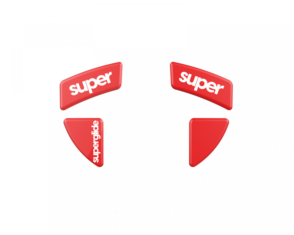 Superglide Version 2 Glas Skates for Razer Viper Ultimate - Red ...