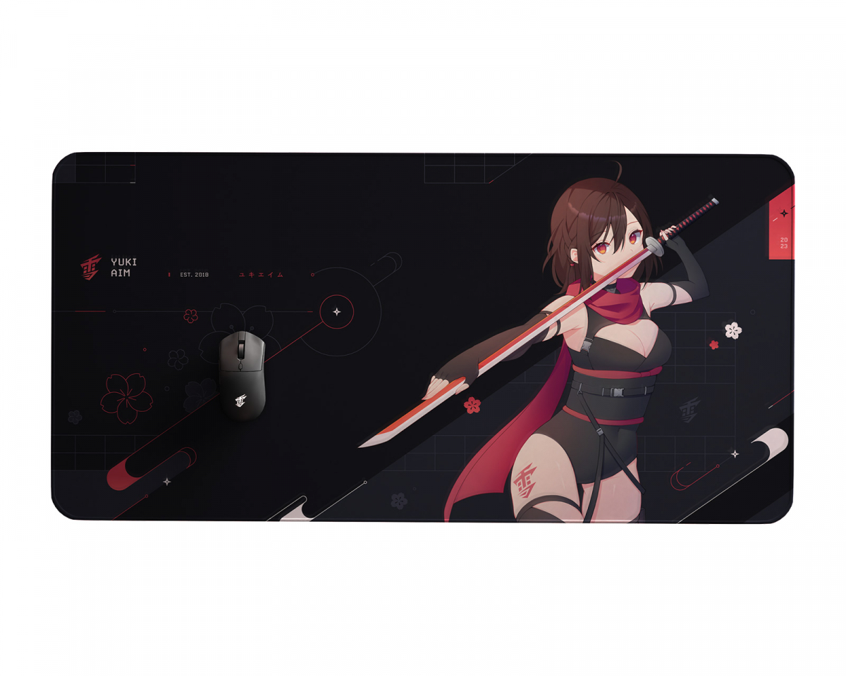 Yuki Aim Yukipad 2022 - Oni Graphic Mousepad - Black - MaxGaming.com