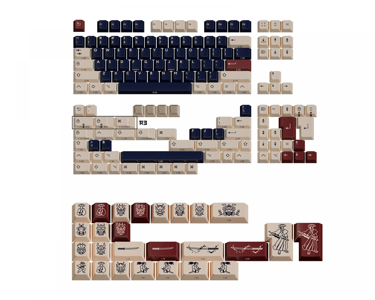 KBDfans PBTfans Ronin Standard Base Kit