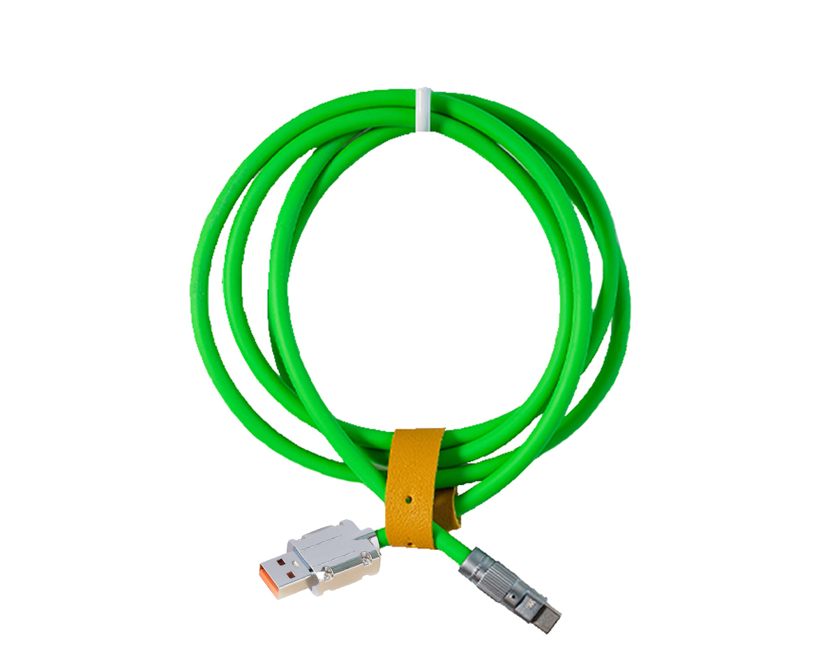 Tube flexible cache-câbles blanc D-Line 32 mm x 1,1 m
