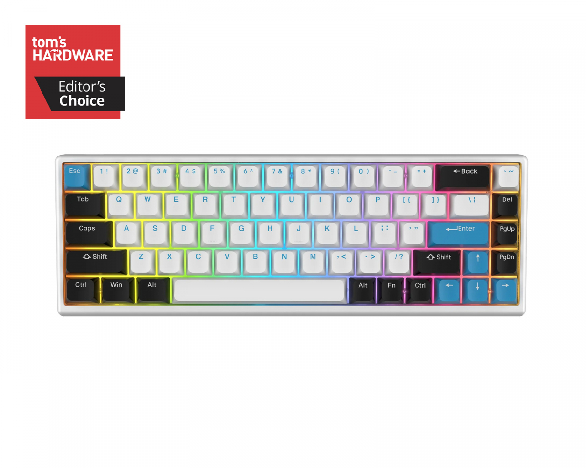 Arbiter Studio Polar 65 - Magnetic Gaming Keyboard - Neo Tokyo 