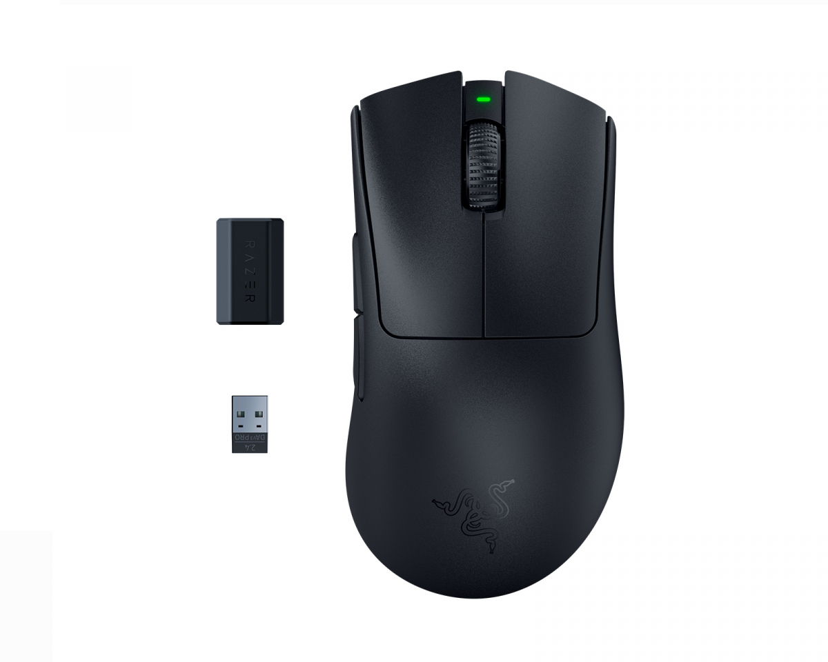 RazerDeathAdderV3 Pro＋HyperPollingDongle Razer DeathAdder V3 Pro + HyperPolling Wireless Dongle - Black