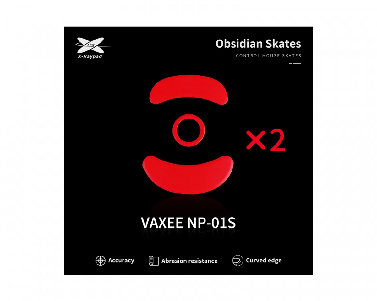 X-raypad Obsidian Mouse Skates for Vaxee Zygen NP-01S/NP-01/Outset