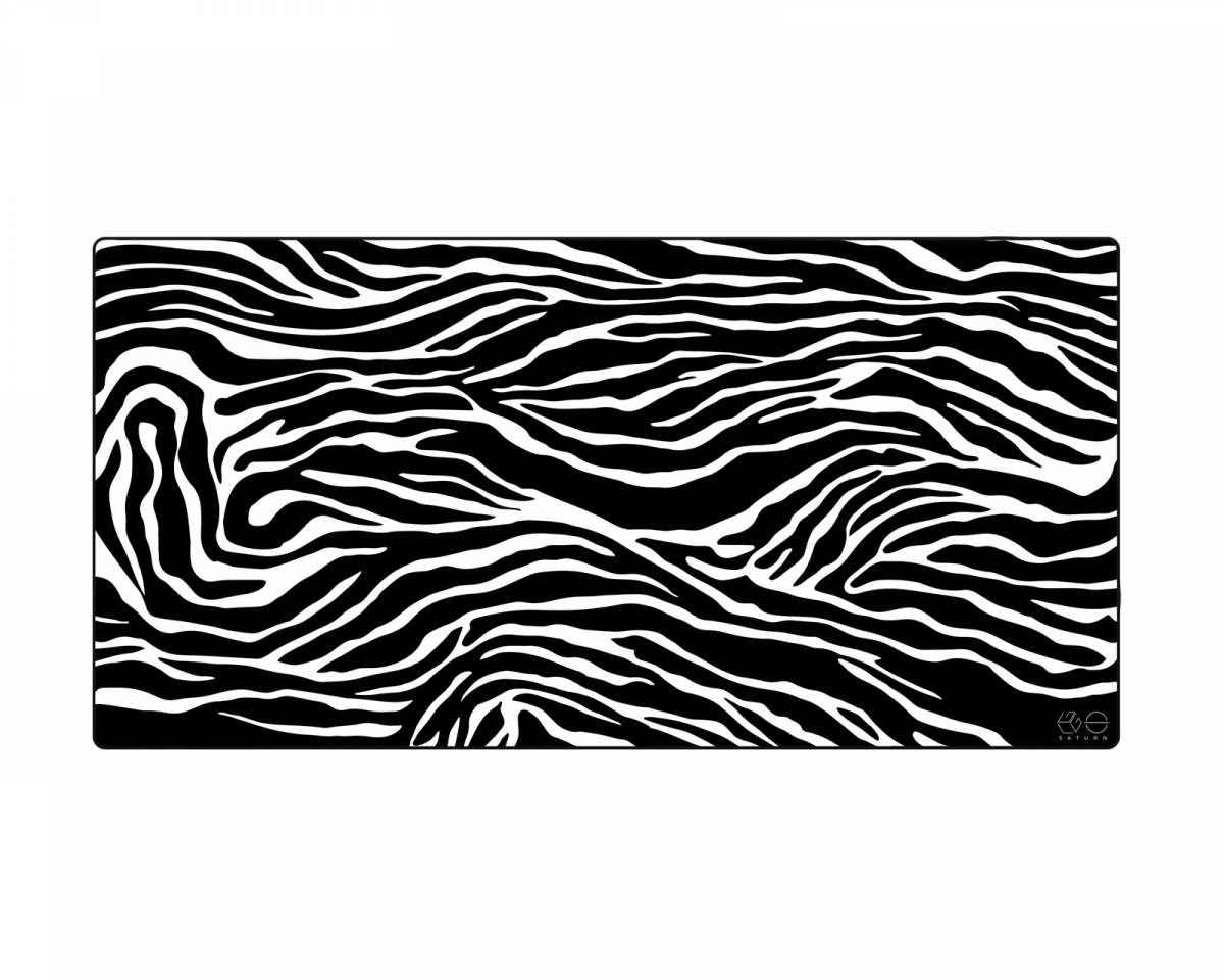 Lethal Gaming Gear Saturn Gaming Mousepad - Boardzy Zebra