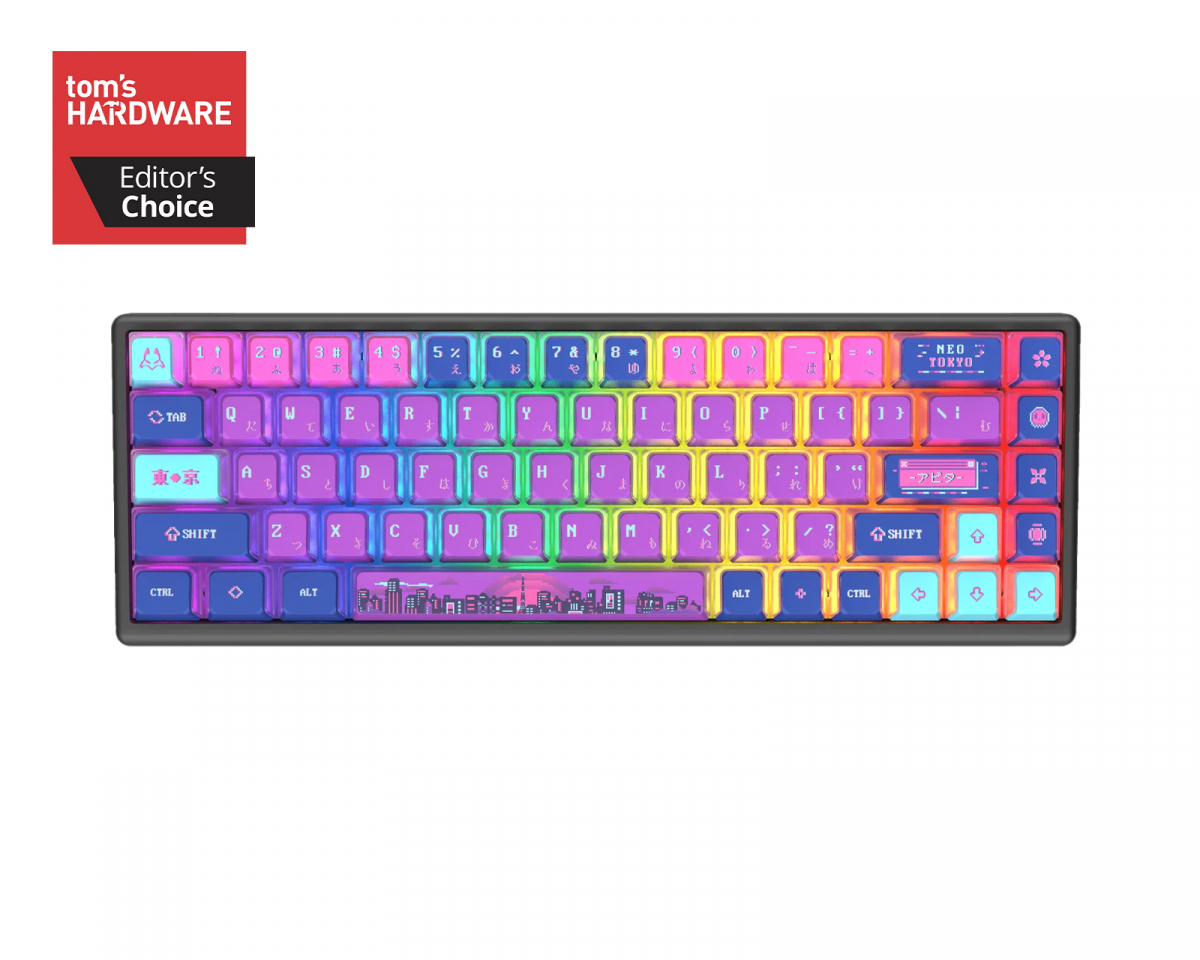 Arbiter Studio Polar 65 Gaming Keyboard Neo Tokyo [Hall Effect]