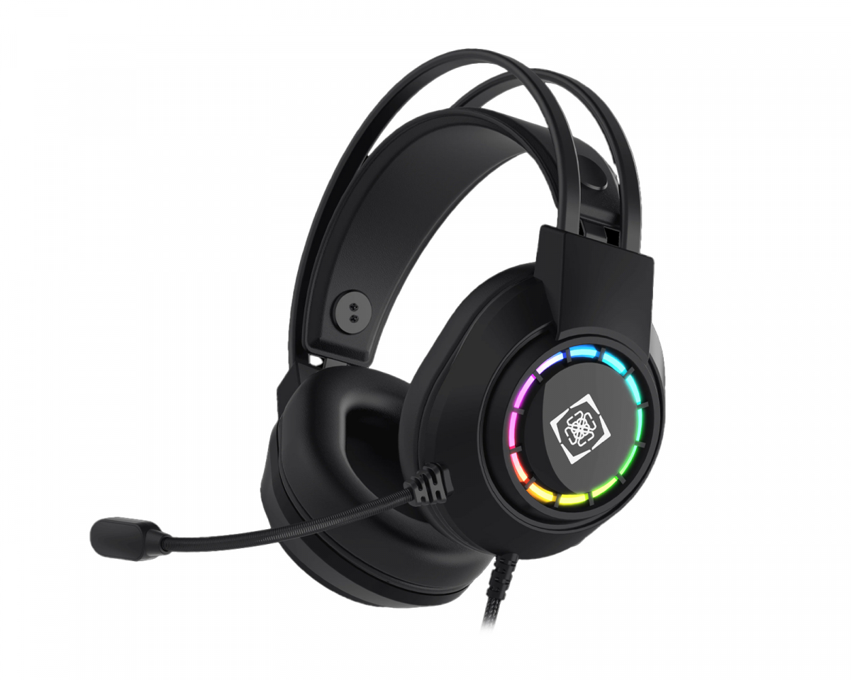 Deltaco Gaming DH220 Wired RGB Gaming Headset Black