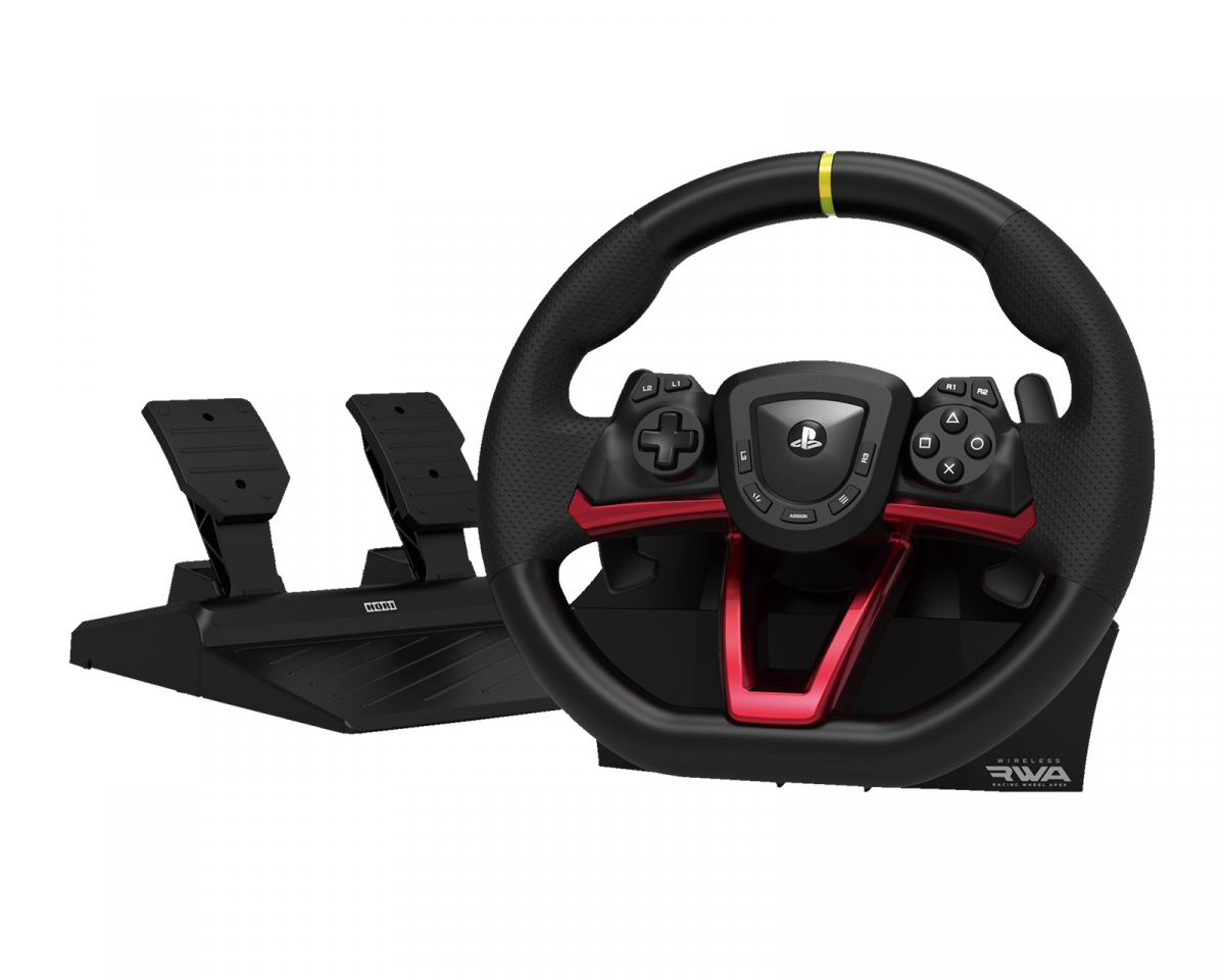 Amazon.com: HORI Racing Wheel Apex for Playstation 5, PlayStation 4 and PC  - Officially Licensed by Sony - Compatible with Gran Turismo 7 : Video 