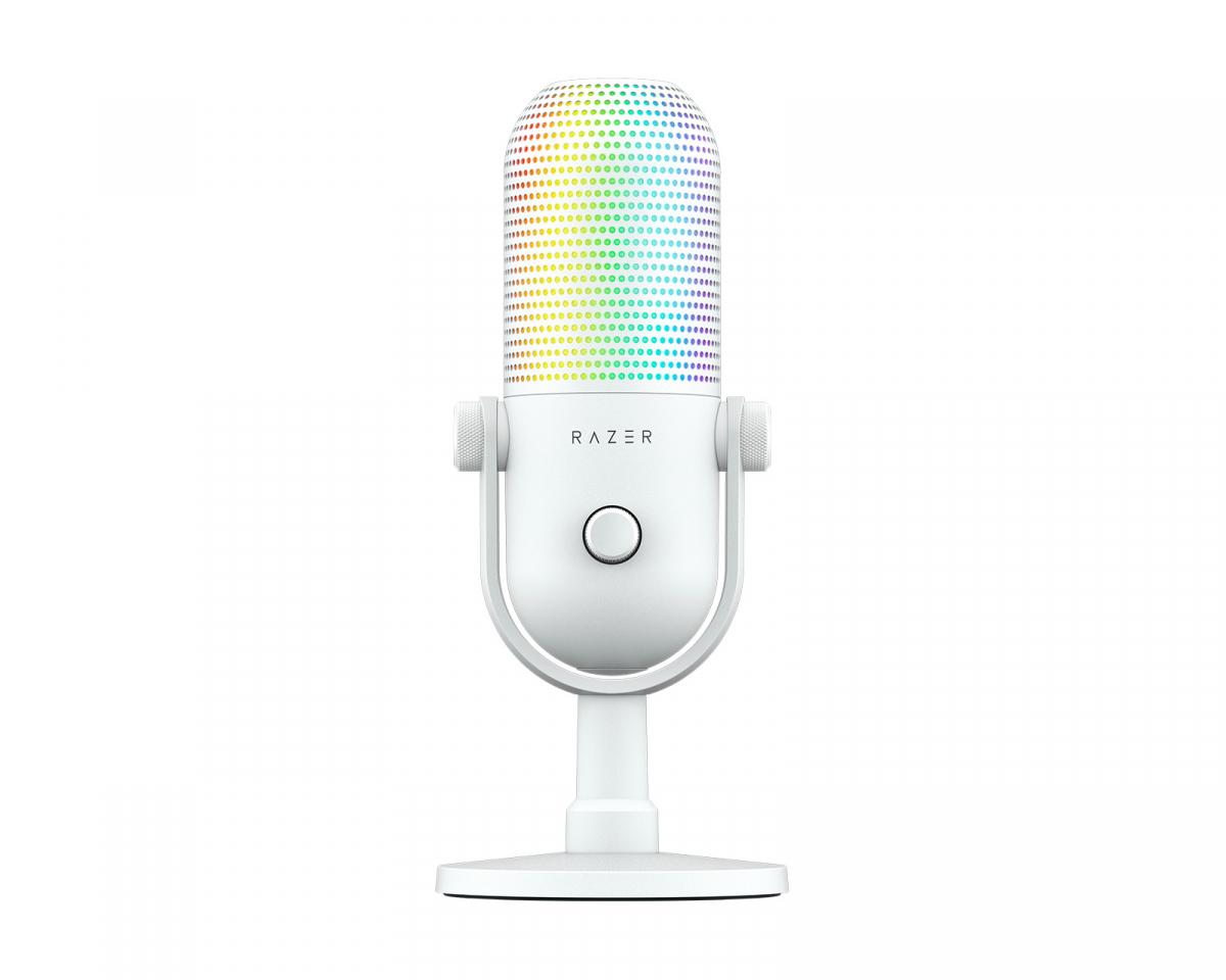 Razer Seiren V3 Mini （White） Razer Seiren V3 Mini Ultra-Compact USB Microphone, Tap to