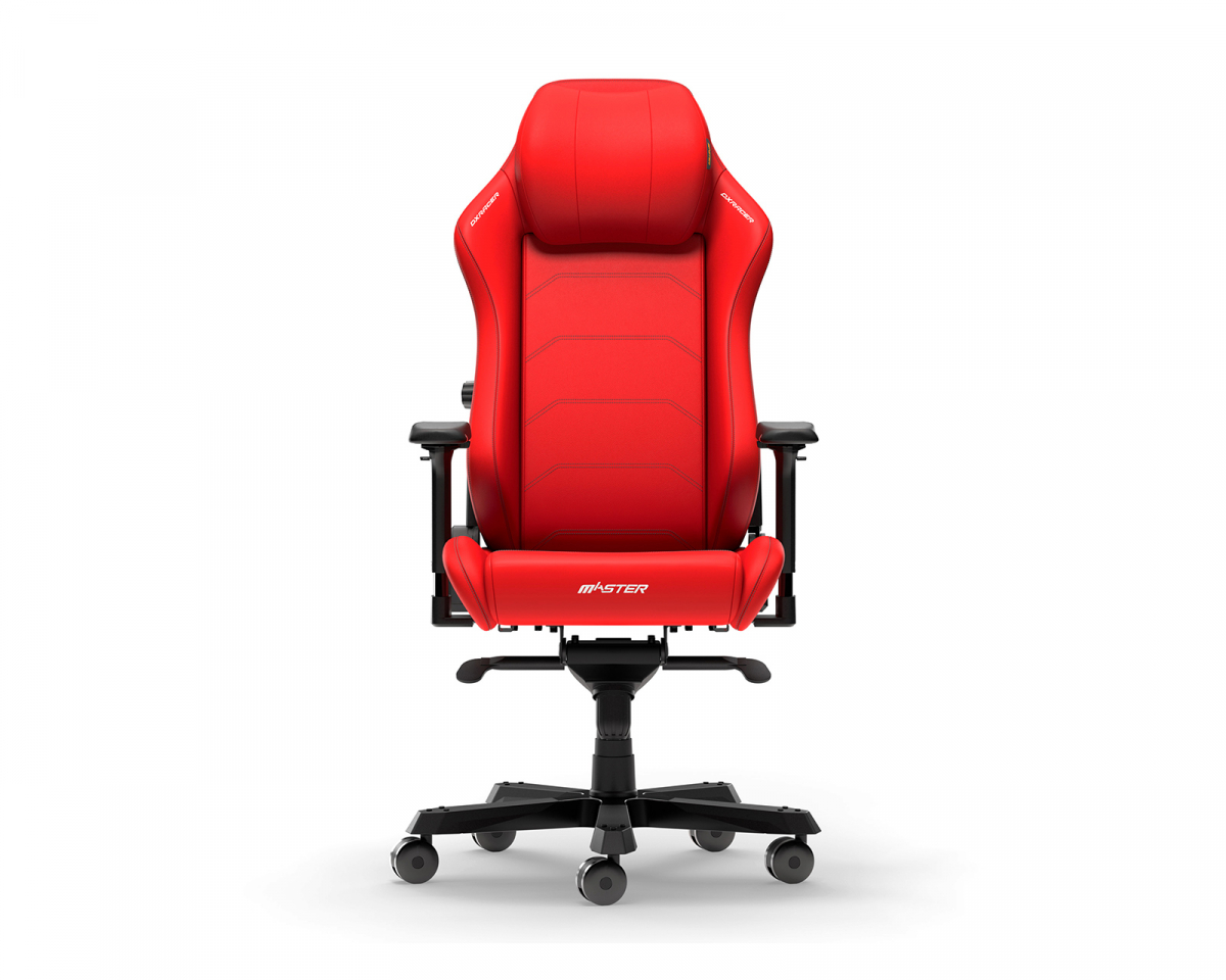 DXRacer MASTER XL Red EPU Leather - MaxGaming.com
