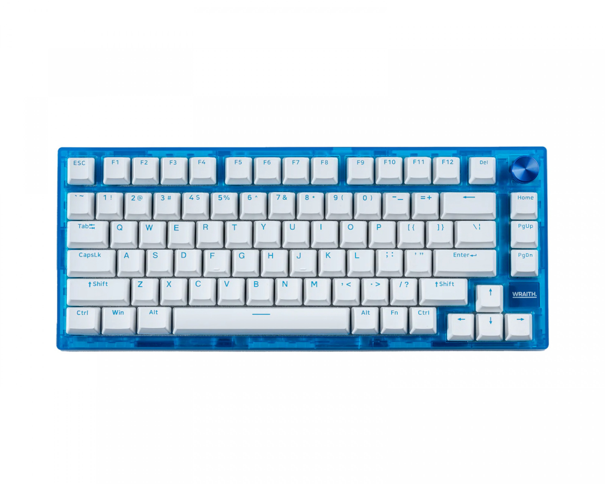Wraith W75 V2 Analog Gaming Keyboard - Cyber Blue [Hall Effect