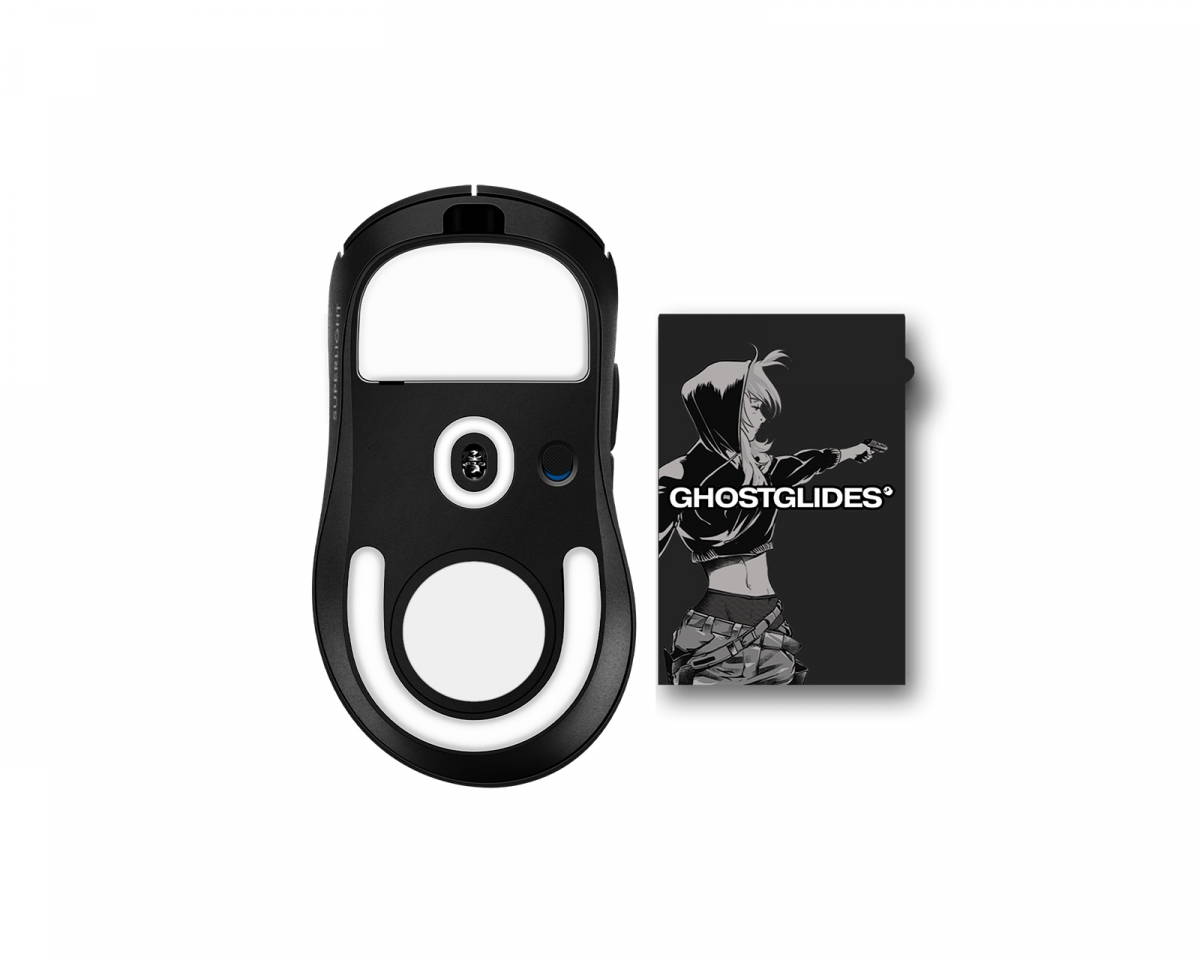GhostGlides EDGERUNNER - Patines De Ratón Microcurvados De