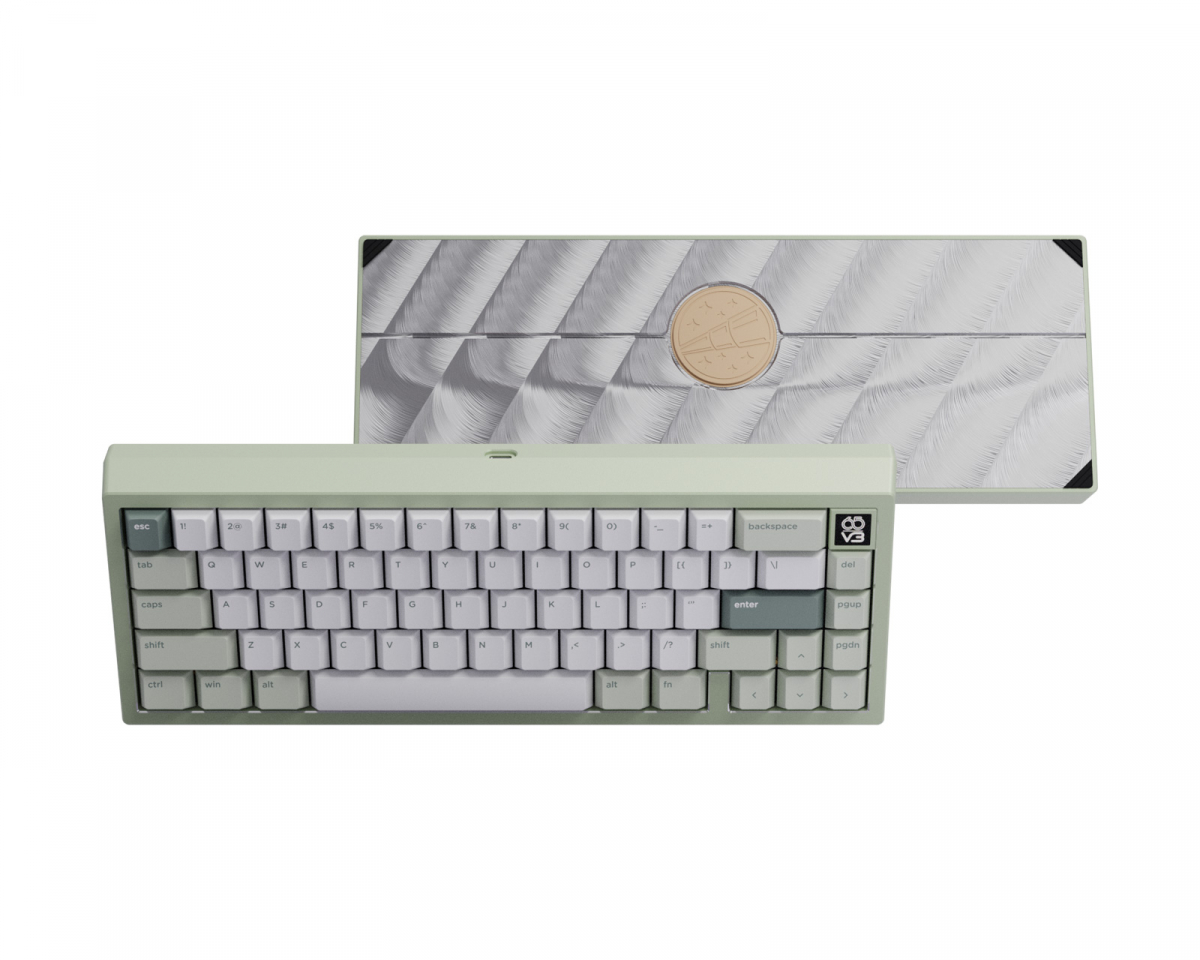 M,sまさ wo wonkey Wuque Studio Zoom65 No Tail Light Edition - Milk Green - MaxGaming.com