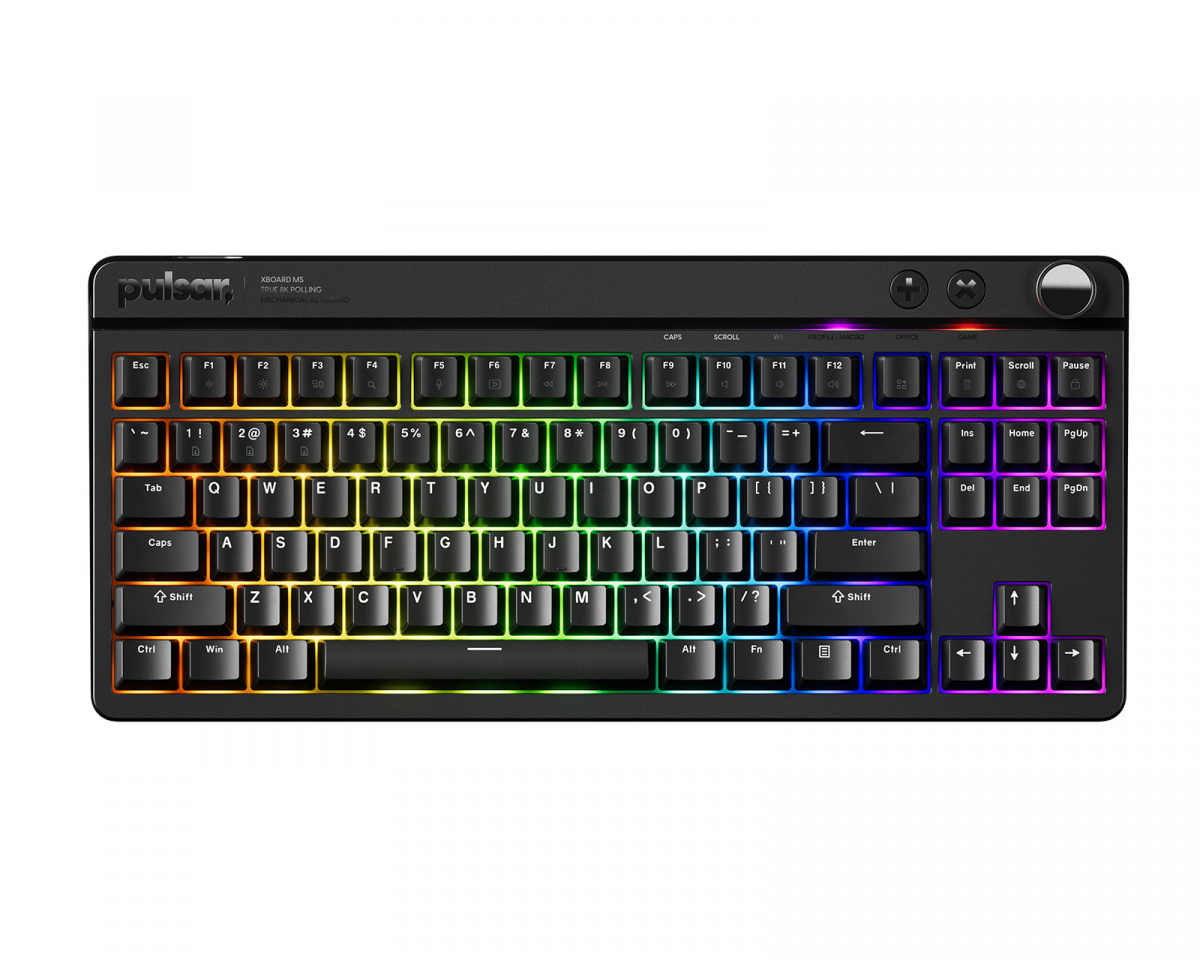 Pulsar Xboard MS TKL Keyboard ANSI - Black - MaxGaming.com