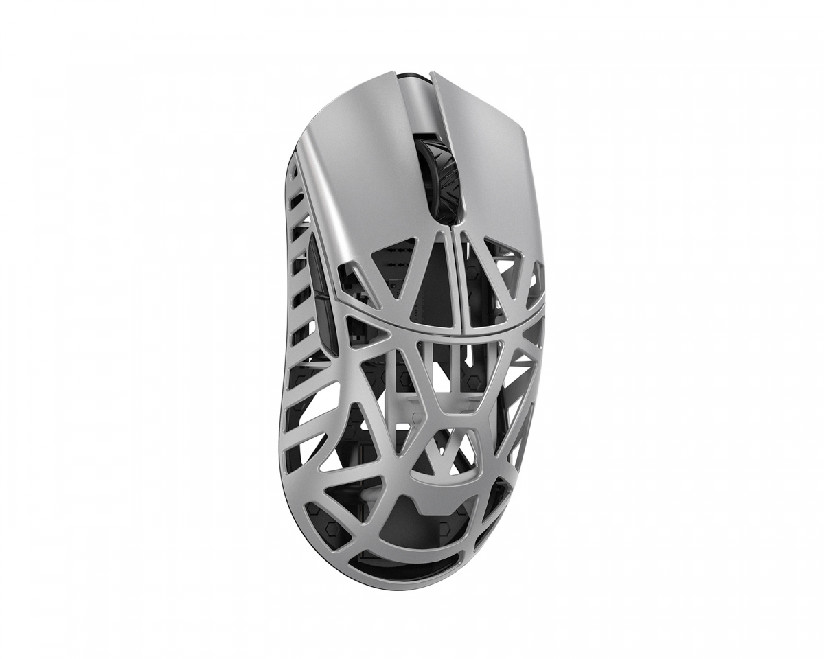 WLMouse Beast X Pro - Silver [Omron Opticals] - Side Slits