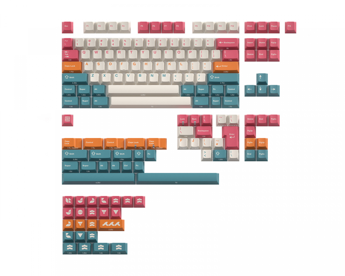 KBDfans PBTfans Salt Lakes - Base kit - MaxGaming.com