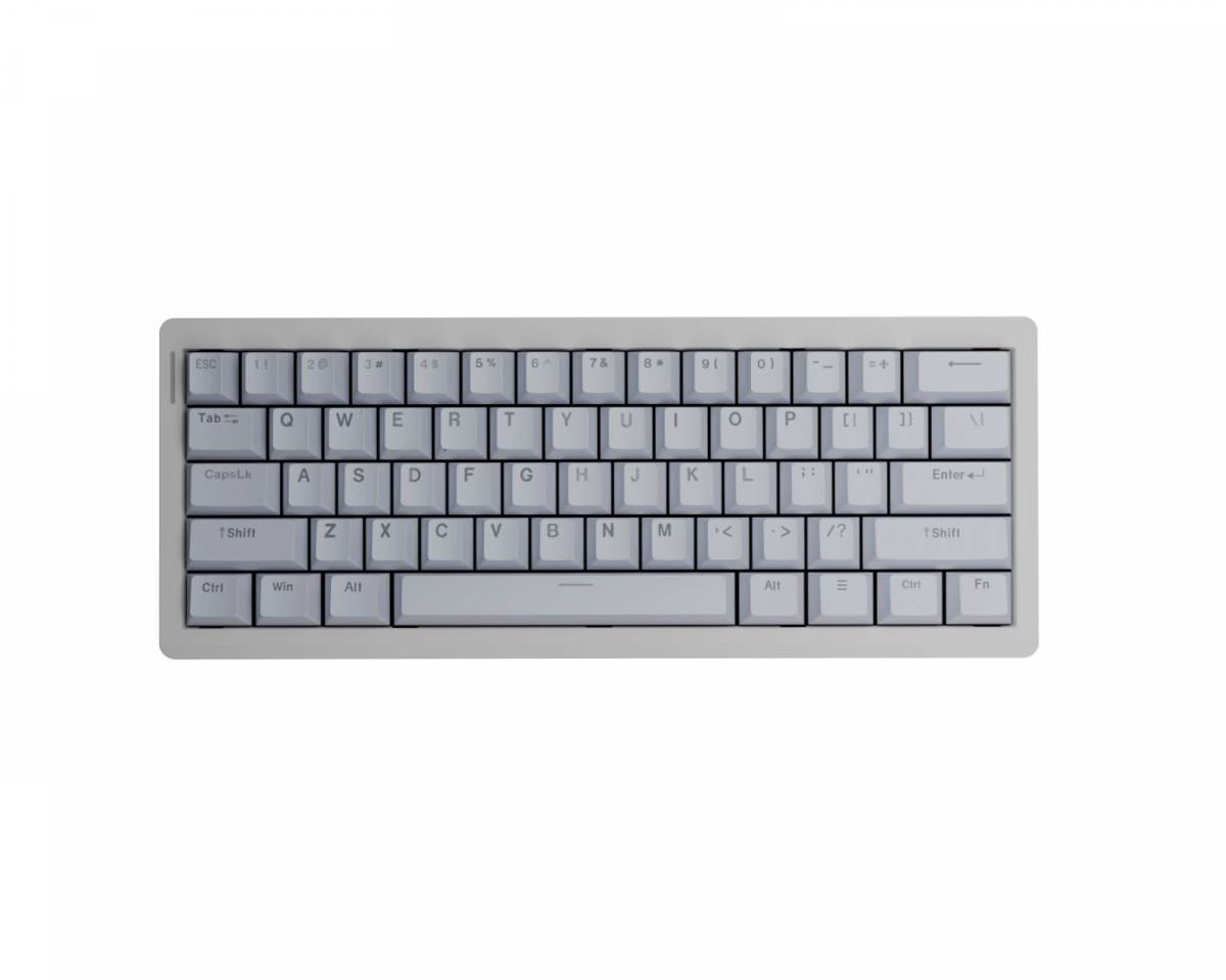 Wraith W60 HE Keyboard (White) - MaxGaming.com