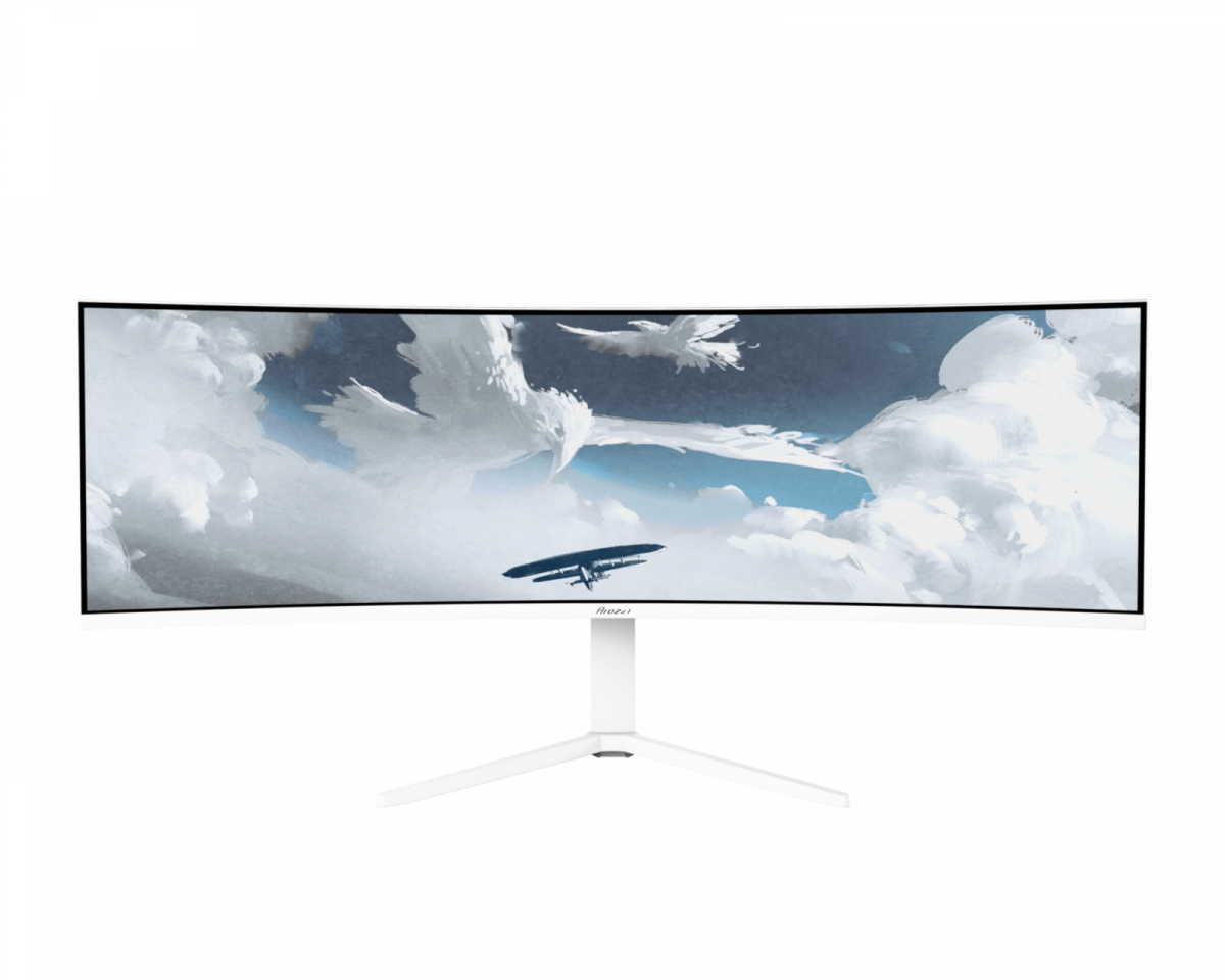 Arozzi Nova 49 Curved VA 5120x1440 165 Hz Gaming Monitor - White